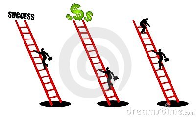400x240 Man Climbing Ladder Clipart Collection