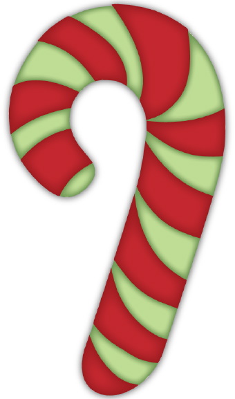 340x577 Candy Cane Lollipop Clipart