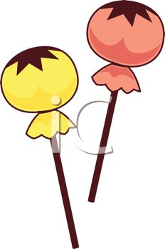 232x350 Royalty Free Clipart Image Of A Background Of Sweets Clip Art