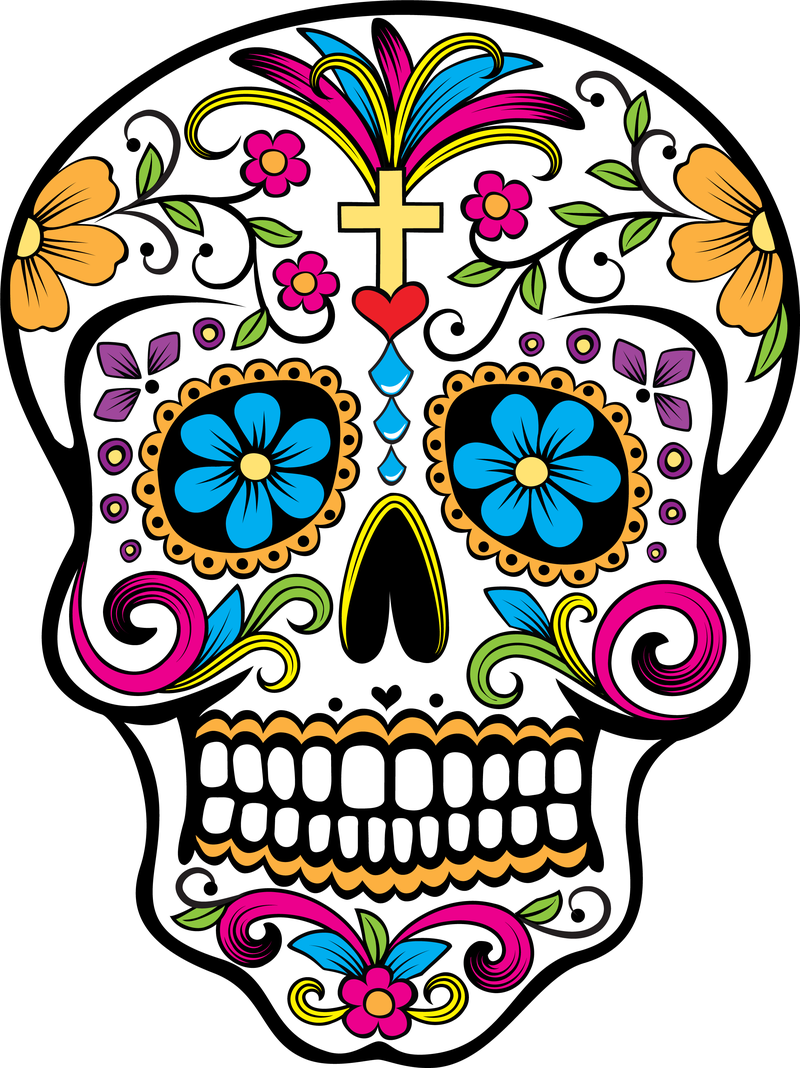 800x1068 Sugar Skull Clip Art Many Interesting Cliparts
