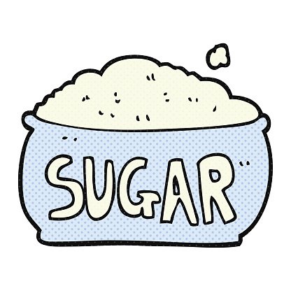 416x416 Cartoon Sugar Bowl Premium Clipart
