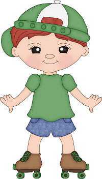 200x352 Little Boy On Skates Clip Art Clip Art