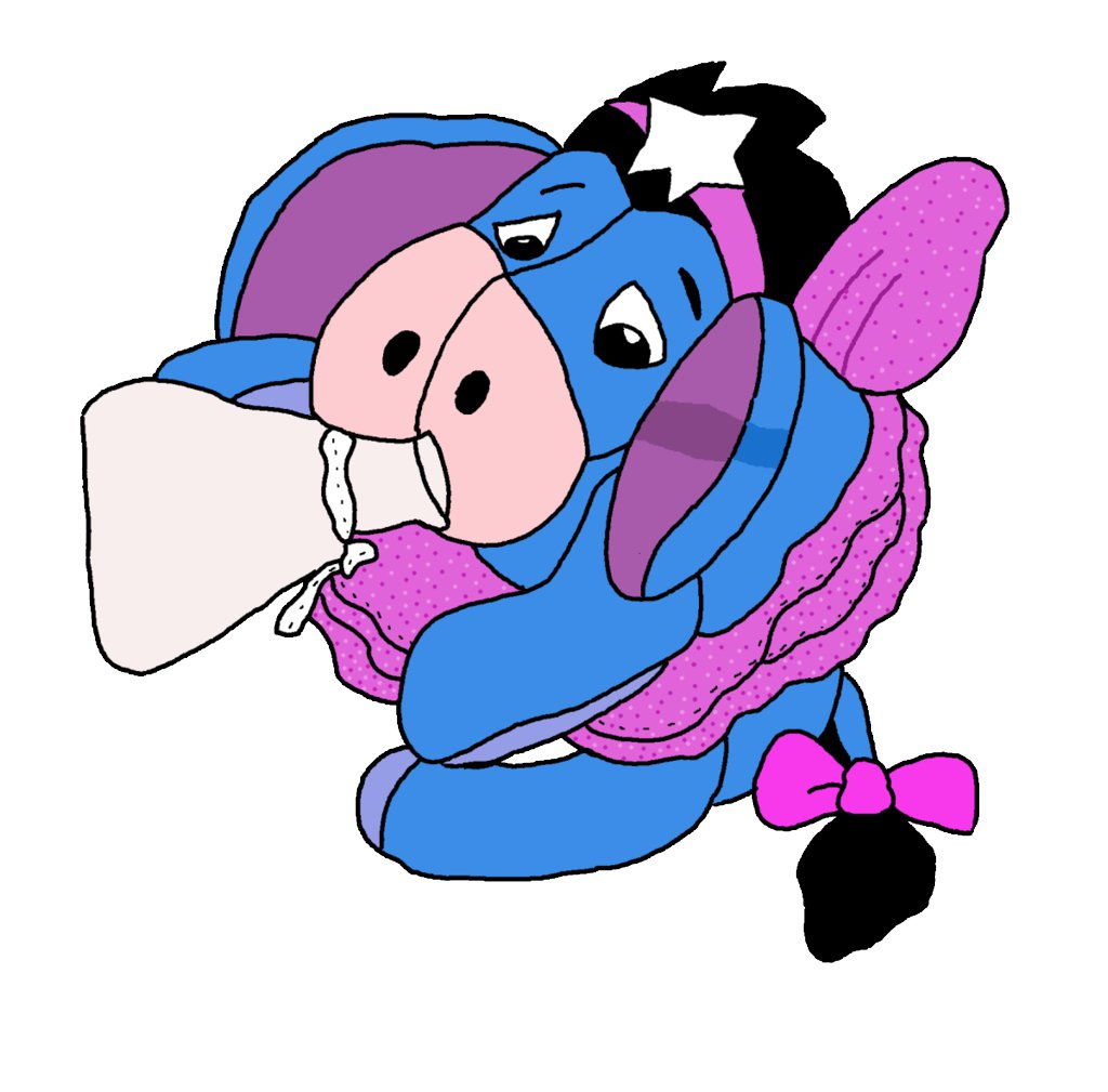 1024x1009 Sugar Plum Fairy Eeyore By Guilmonking