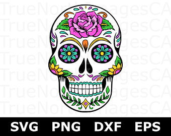 340x270 Skull Clipart Day Of The Dead Png Skull Clip Art Sugar