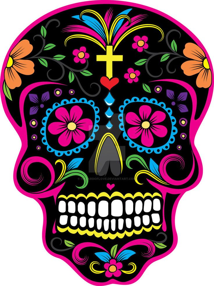 736x982 Sugar Skull Clipart Purple