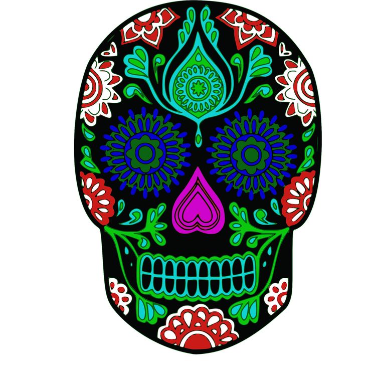 736x736 Sugar Skull Clipart Scull