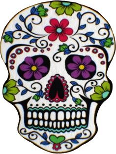 236x311 Sugar Skull Printable Mask