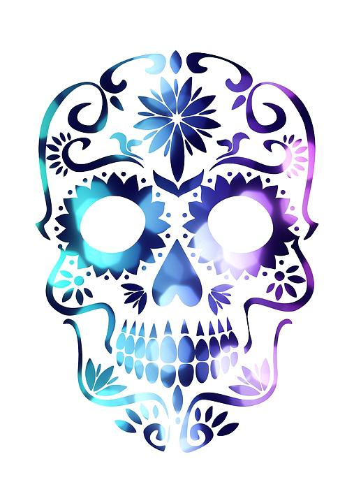 507x720 Skull Candy Clip Art Collection Free Free Sugar Watercolor Sugar
