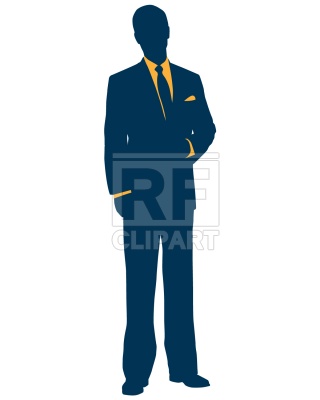 320x400 Businessman In Suit Royalty Free Vector Clip Art Image
