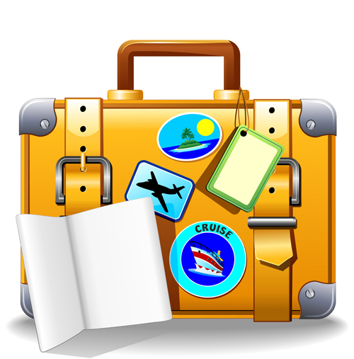 500x507 Suitcase Clipart Travel Itinerary'61886
