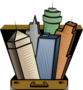 276x299 City In A Suitcase Clip Art