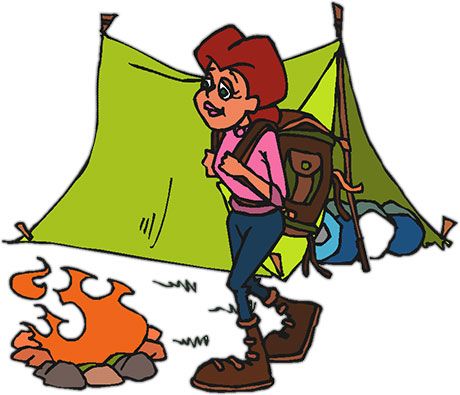 460x395 Deluxe Summer Camp Clip Art