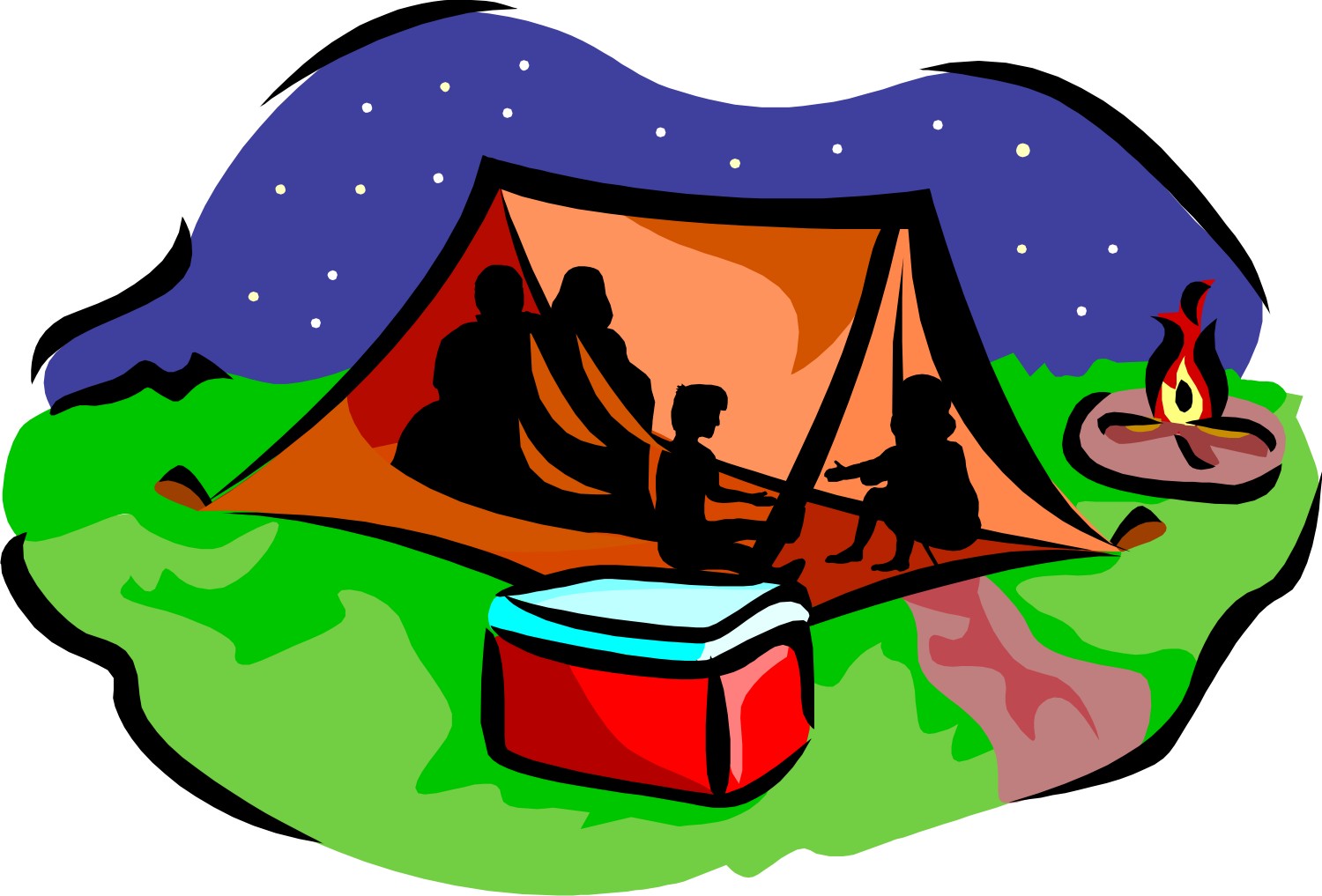 1500x1017 Camp Clipart Free Collection