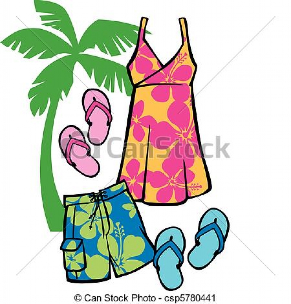 980x1024 Summer Clothes Clipart