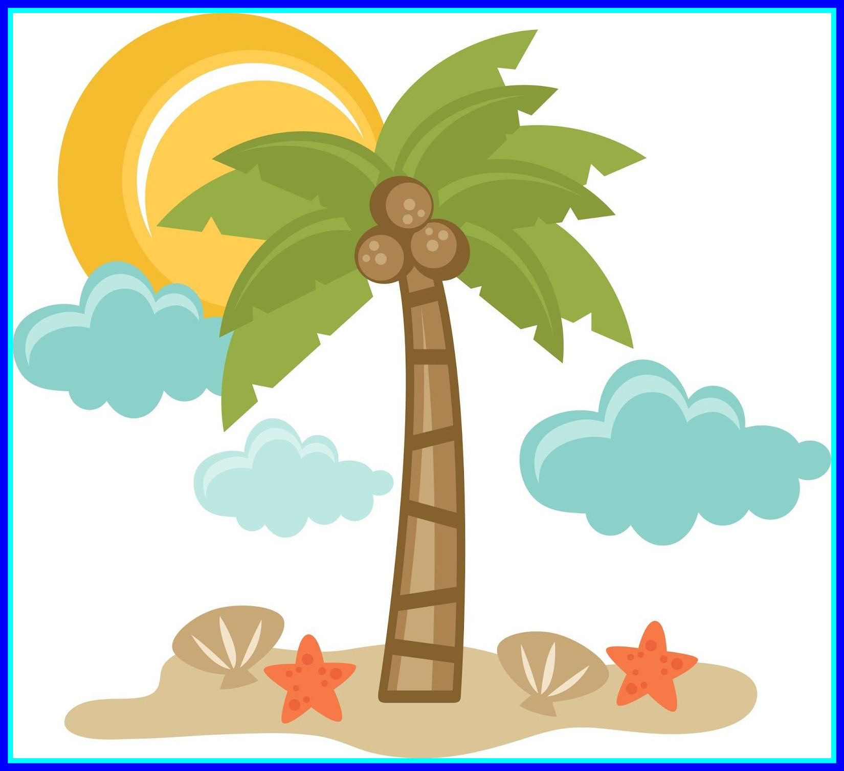 1650x1506 Appealing Tropical Summer Clip Art Clipart Image For Piggy Back