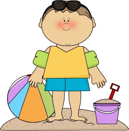 544x550 Floating Clipart Beach Theme