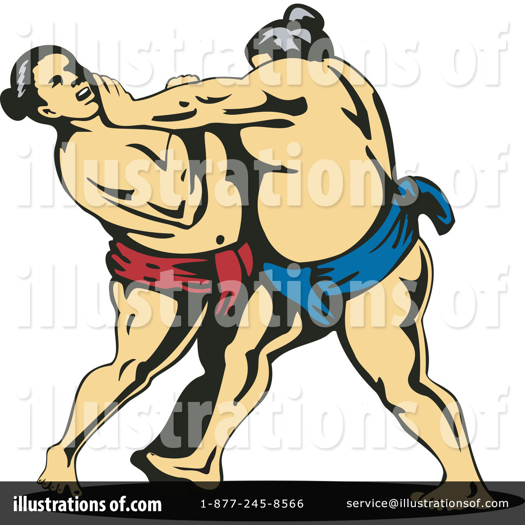 1024x1024 Sumo Wrestling Clipart