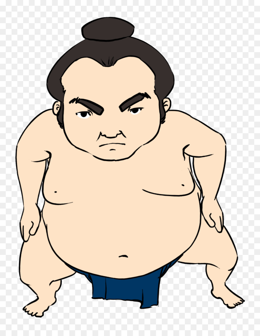 900x1160 Sumo Wrestling Rikishi Clip Art