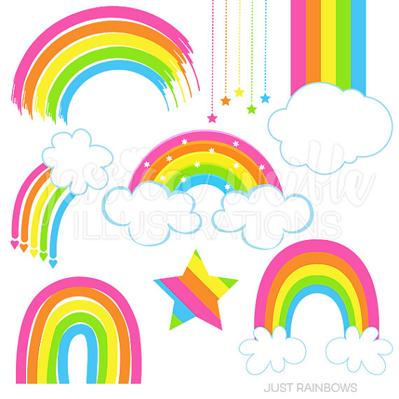 570x570 Fantastic Rainbow Clipart Clip Art Panda Free Images Black