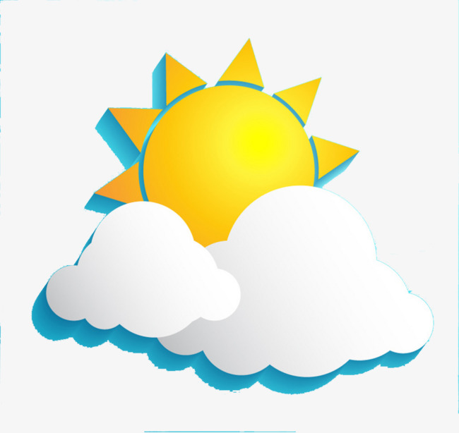 Sun And Clouds Clipart at GetDrawings | Free download