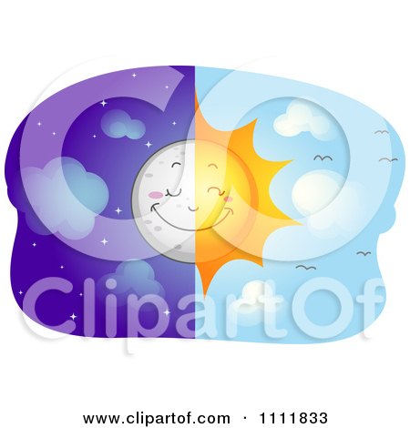 450x470 Clipart Of A Happy Sun Mascot Over Sunny Text