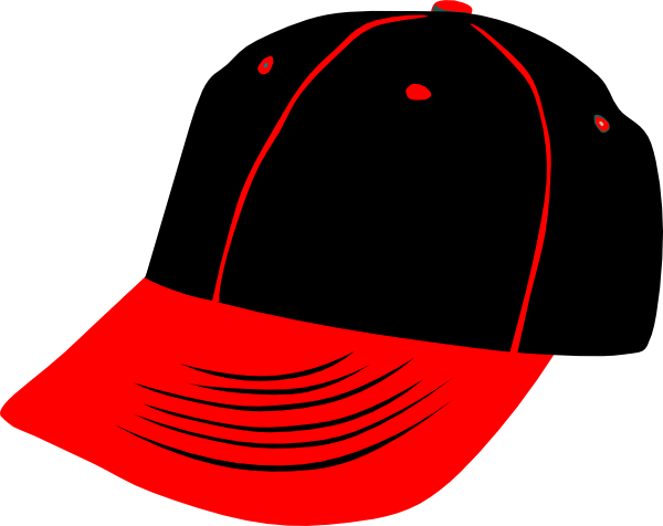 600x476 Red Black Hat Clip Art