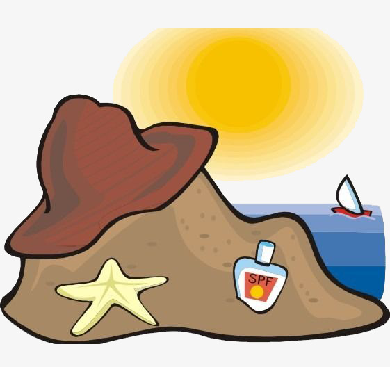 561x528 Sea Views, Hat, Sandy Beach, Sun Png Image And Clipart For Free