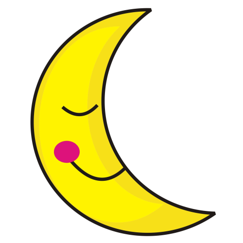 500x500 Moon Clipart
