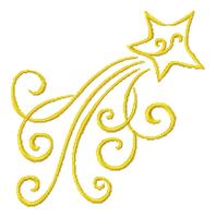 198x200 Shooting Stars Clipart