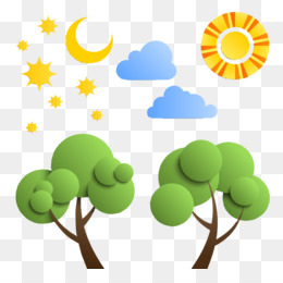 260x260 Cloud Star Moon Clip Art