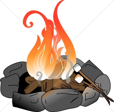 388x383 Image Of Campfire Clip Art
