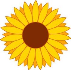 236x233 Free Printable Sunflower Stencils Sunflower Clip Art