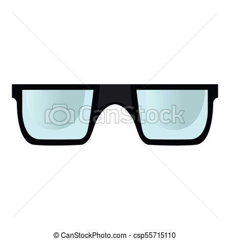 450x470 Isolated Hipster Glasses Icon. Vector Illustration Design Vector