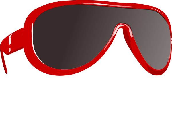 600x488 Red Sunglasses Clip Art