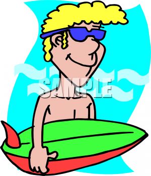 300x350 Surfer Wearing Sunglasses