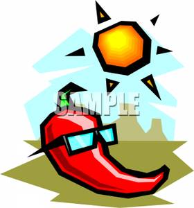 280x300 A Hot Pepper Wearing Sunglasses On A Sunny Day