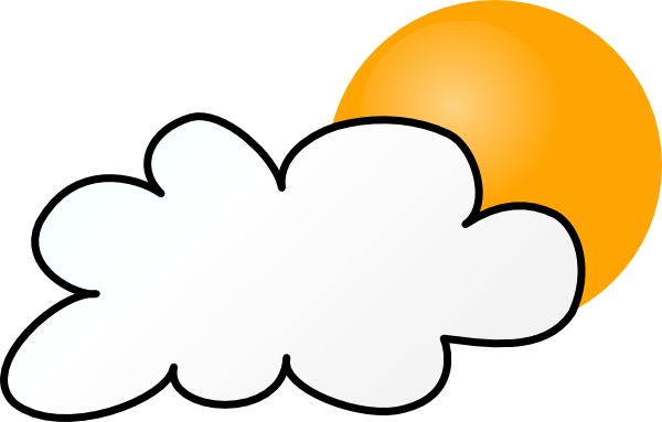600x383 Cloudy Weather Clipart Collection