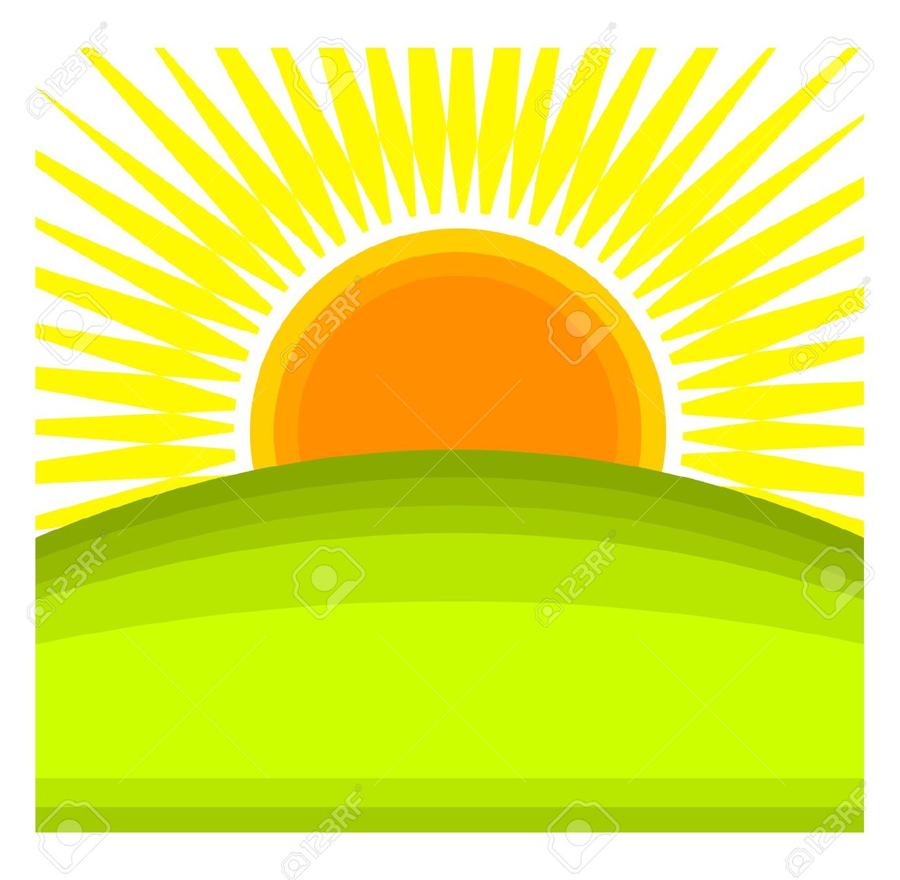 1300x1271 Horizon Clipart Early Morning Sunrise