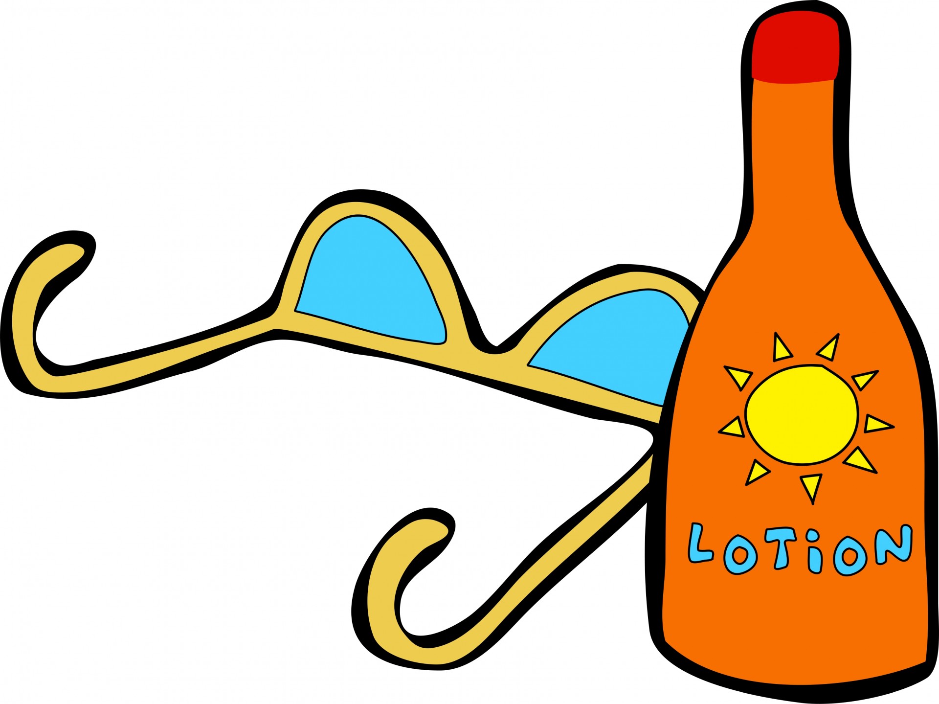 1920x1439 Clip Art Sun Cream Clip Art