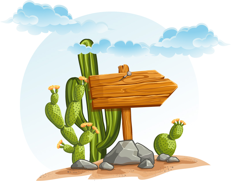 800x627 Homely Ideas Desert Clipart Sunset Cactus Clip Art Free Vector