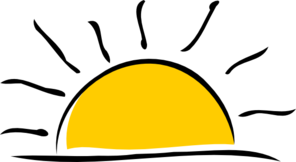 296x162 Sunset Clip Art