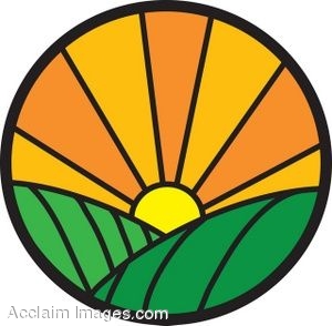 300x294 Clip Art Of A Sunset Icon