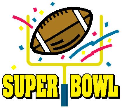 418x369 Clipart Super Bowl Party