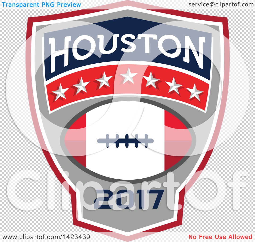 1080x1024 Clipart Of A Retro Super Bowl 51 Houston, Tx Themed Football Crest