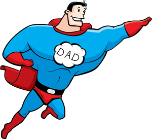 300x274 Hero Clipart Superhero Dad