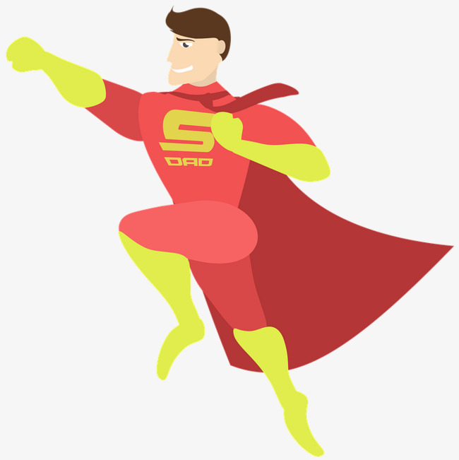 650x651 Super Dad, Superman, Cartoon Characters, Male Png Image