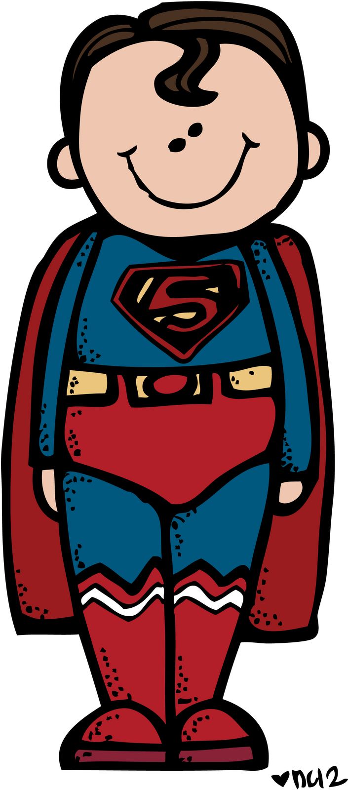 705x1600 Superman Clipart Melonheadz
