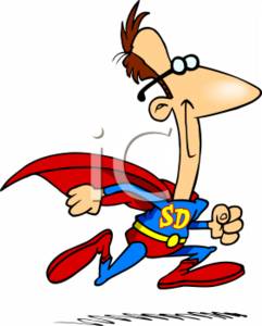 241x300 Clipart Illustration Of A Super Dad