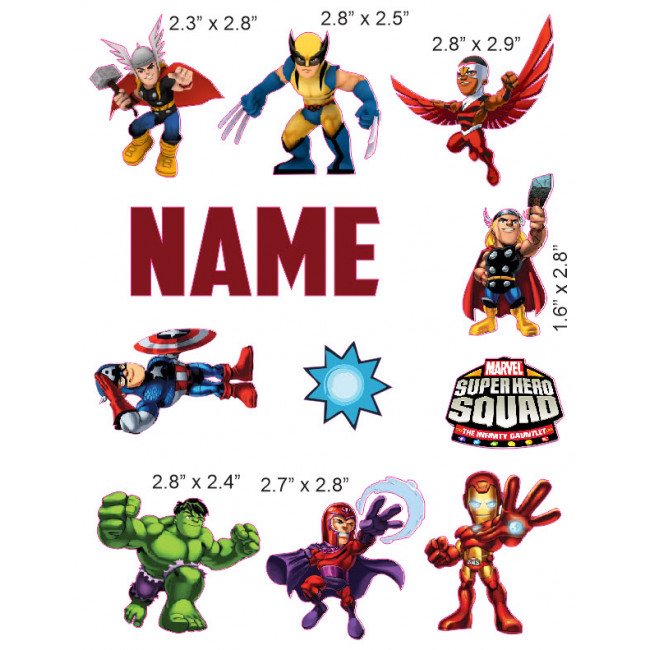 650x650 Super Hero Squad Cranial Band Decoration From High Quality Vinyl