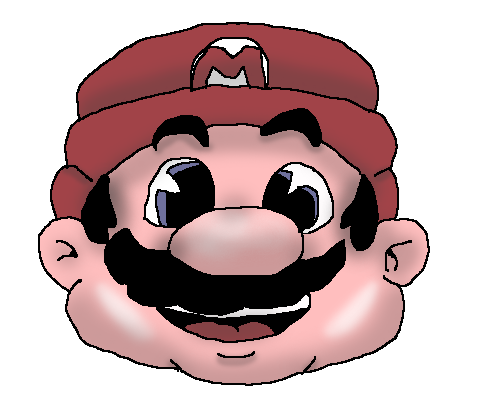 492x405 Mario Clipart Head